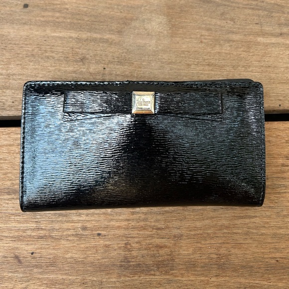 kate spade Handbags - Kate Spade New York Stacy Bow Montford Park Wallet Billfold Black Leather